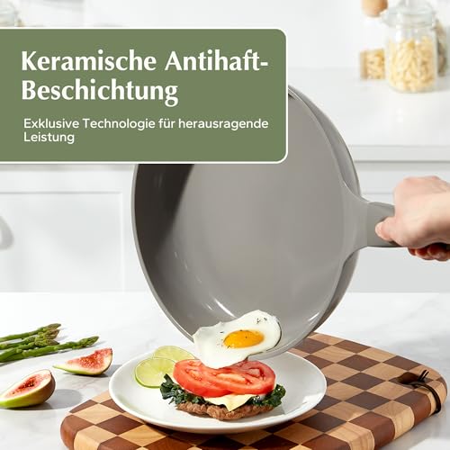 Lot De 11 Pièces Batterie De Cuisine Céramique Redchef - Anti-adhésif, Sans PTFE/PFOA, Induction, Lave-vaisselle - 6